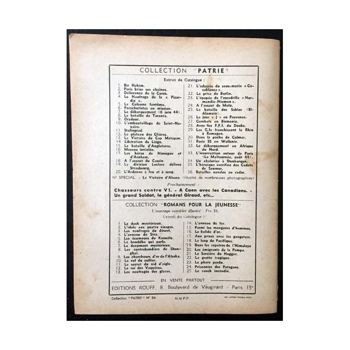 1. L'héroïque résistance de corregidor de Henri Bernay aux éditions Rouff