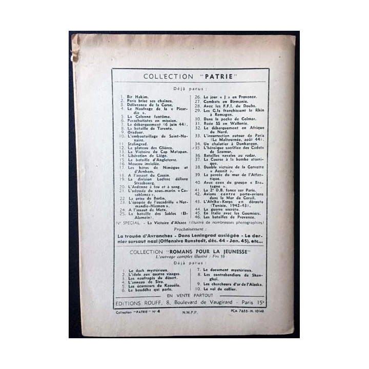 1. Le naufrage de la "Picardie" de Henri Bernay aux éditions Rouff