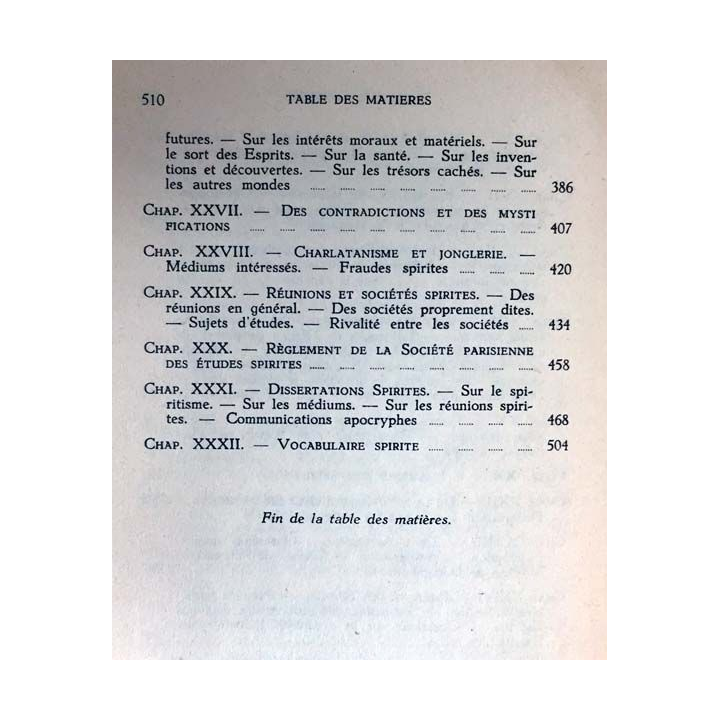 1. Le livre des médiums ou guide des mediums et des évocateurs de Allan Kardec aux éditions Dervy-livre