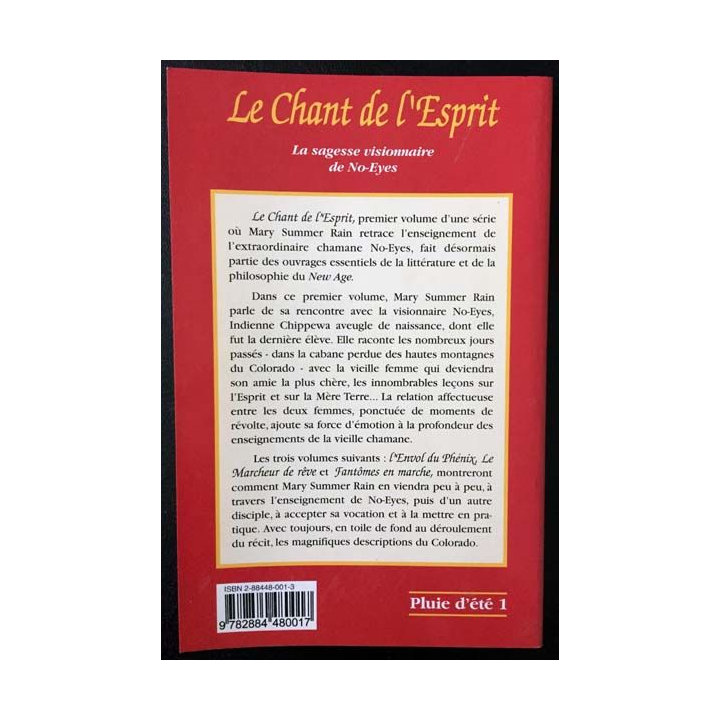 1. Le chant de l'Esprit - La sagesse visionnaire de No-Eyes de Mary Summer Rain aux éditions Sum
