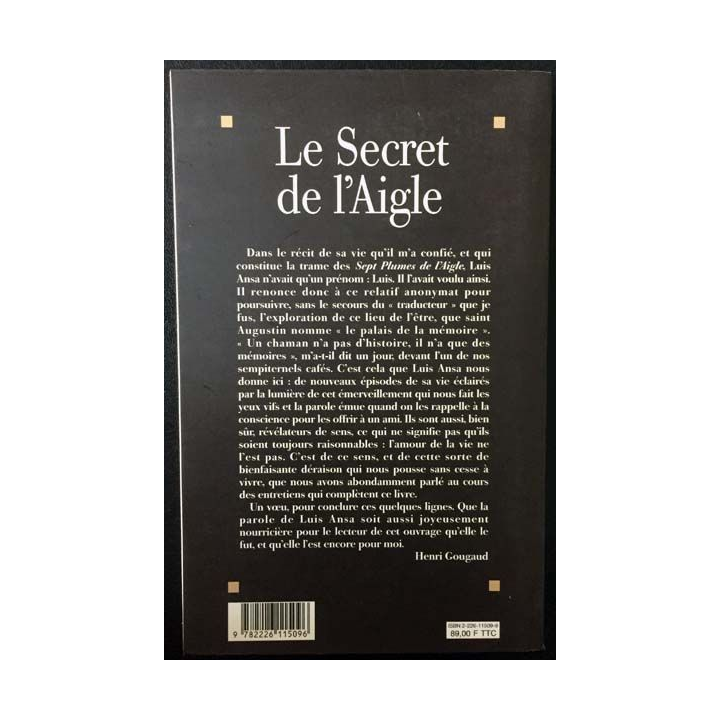 1. Le secret de l'Aigle de Luis Ansa et Henri Gougaud aux éditions Albin Michel