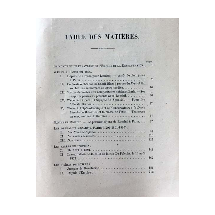 1. Paris Dilettante au commencement du siècle de Adolphe Jullien aux éditions librairie de Firmin-Didot et Cie 1884