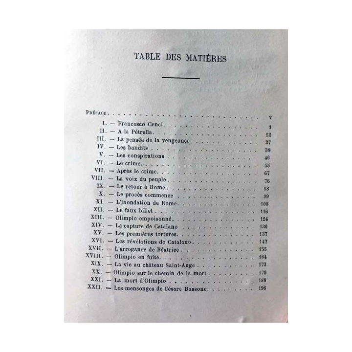 1. Béatrice Cenci de Corrado Ricci aux éditions librairie Perrin et Cie 1926