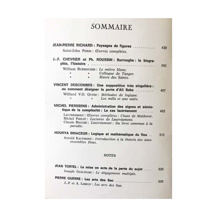 1. Critique n°372 Revue générale des publications françaises et étrangères Mai 1978 aux éditions de Minuit