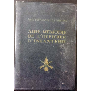 1. Aide mémoire de l'officier d'infanterie