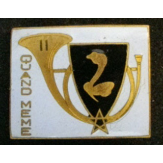 insigne du 11° Régiment de Chasseurs d'Afrique QUAND MÊME
