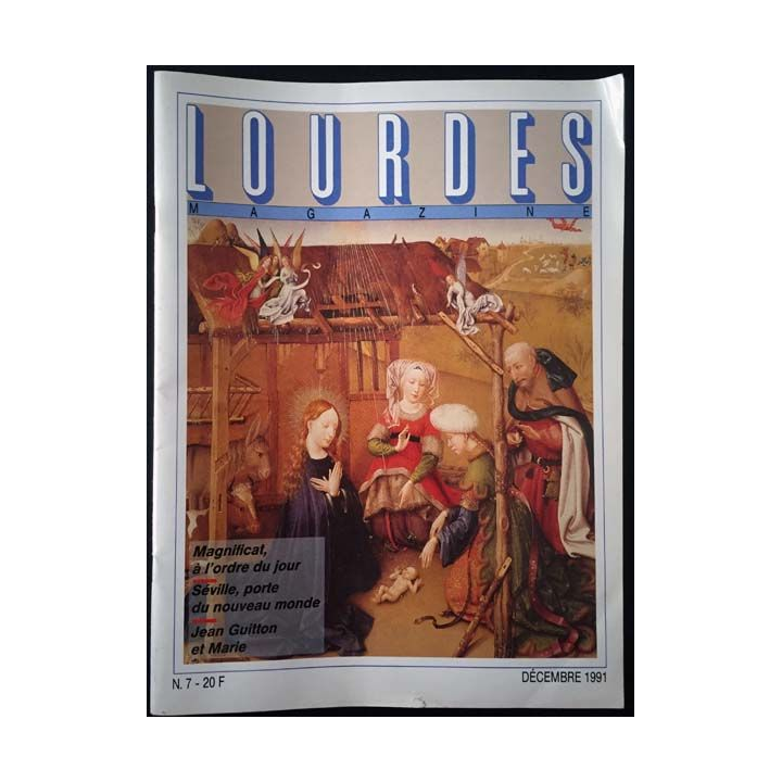 1. Lourdes Magazine - Revue mensuel Décembre 1991
