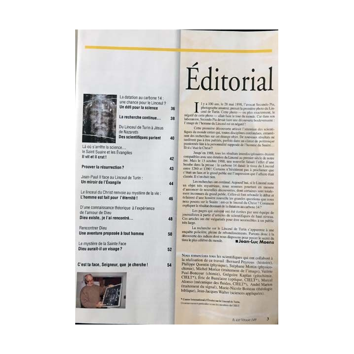 1. Magazine Il est vivant - L'essentiel de la vie Décembre-Janvier 99