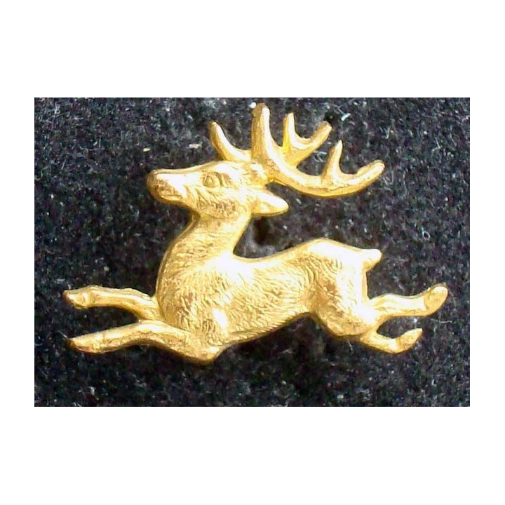 PIN'S BIJOUX ANIMAUX : Pin's chevreuil en métal doré