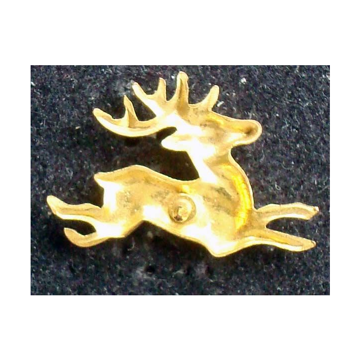 PIN'S BIJOUX ANIMAUX : Pin's chevreuil en métal doré
