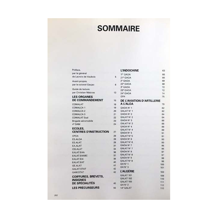 1. Les insignes de l'Alat de Christian Malcros aux éditions S.H.A.T 1991