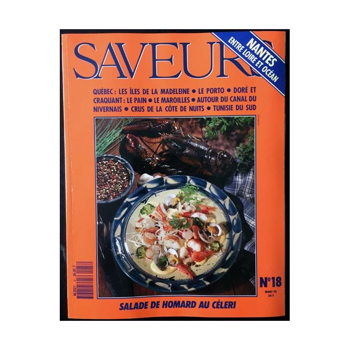 1. Saveurs n°18 Mars 92 - Nantes entre Loire et Océan