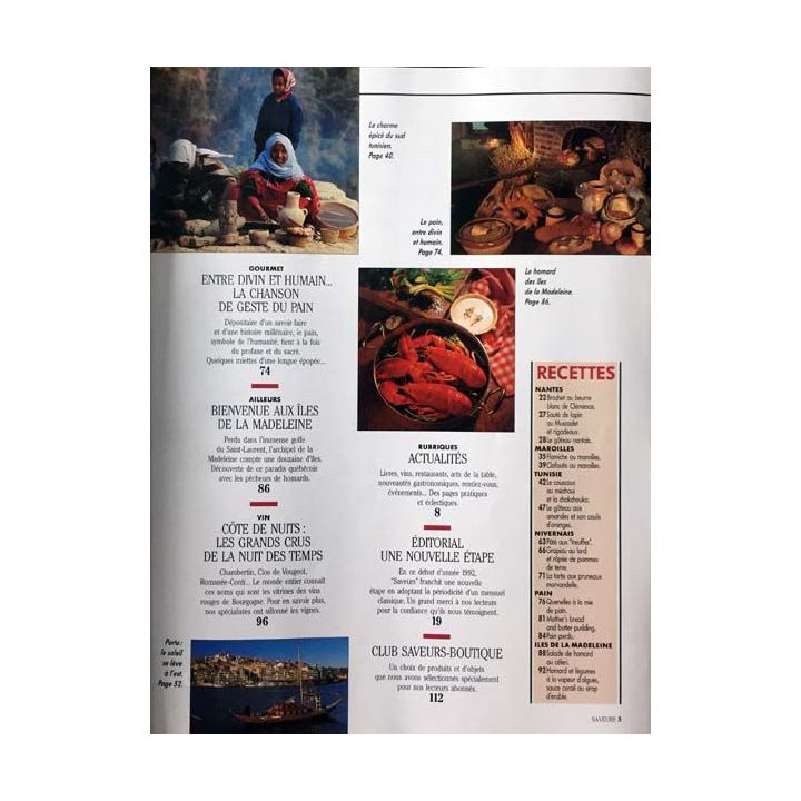 1. Saveurs n°18 Mars 92 - Nantes entre Loire et Océan