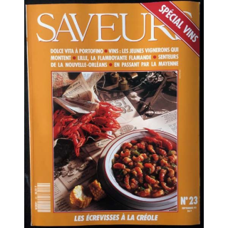 1. Saveurs n°23 Septembre 92 - Spécial Vins
