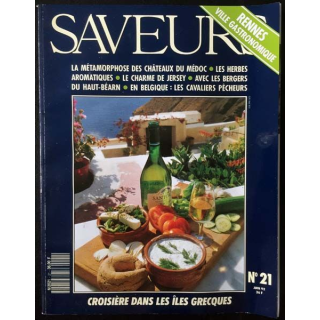 1. Saveurs n°21 Juin 92 - Rennes ville gastronomique