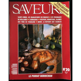 1. Saveurs n°20 Mai 92 - Strasbourg capitale gourmande