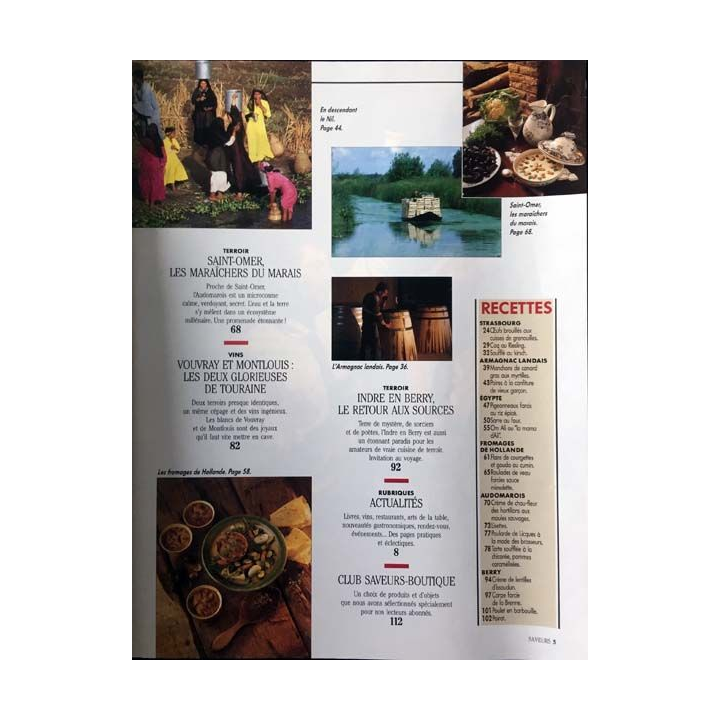 1. Saveurs n°20 Mai 92 - Strasbourg capitale gourmande