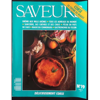 1. Saveurs n°19 Avril 92 - Corse la cuisine du maquis