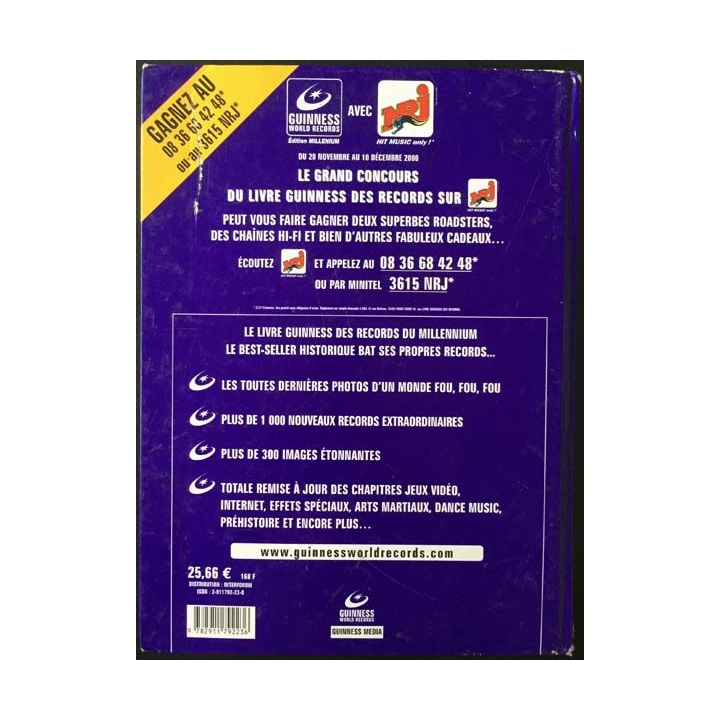 1. Le livre Guinness des records 2001
