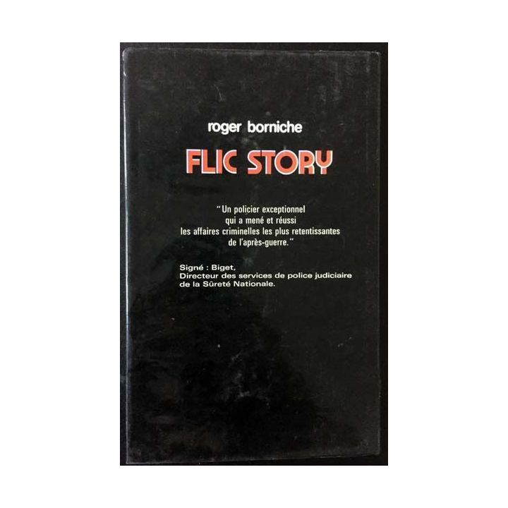 1. Flic Story de Roger Borniche aux éditions France-loisirs