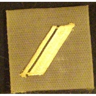 GALON DE COMBAT DE SERGENT (ARGENTÉ) SUR VELCRO