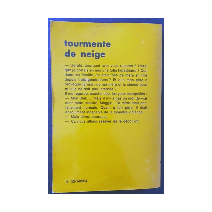 1. Tourmente de neige de Rae Foley aux éditions Librairie des Champs-Élysées