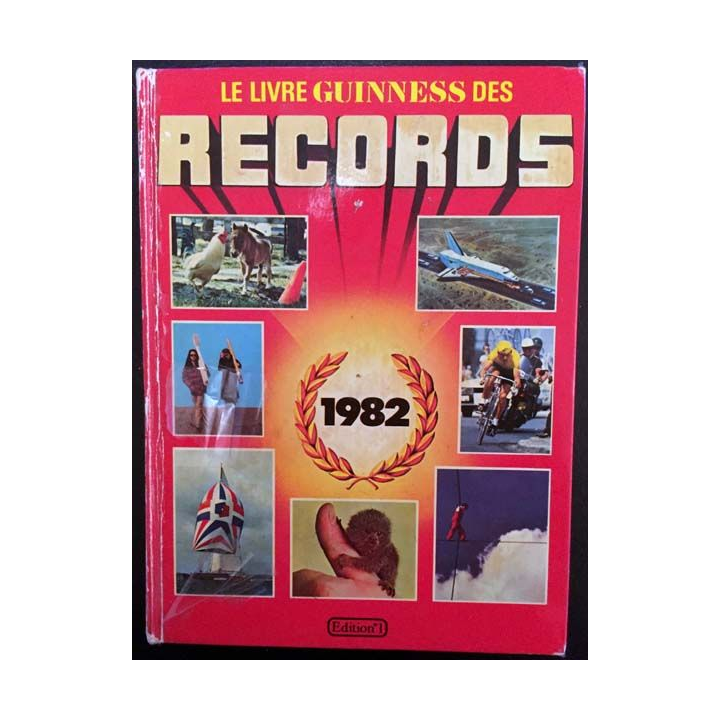 1. Le livre Guinnes des Records 1982 de Norris McWhirter