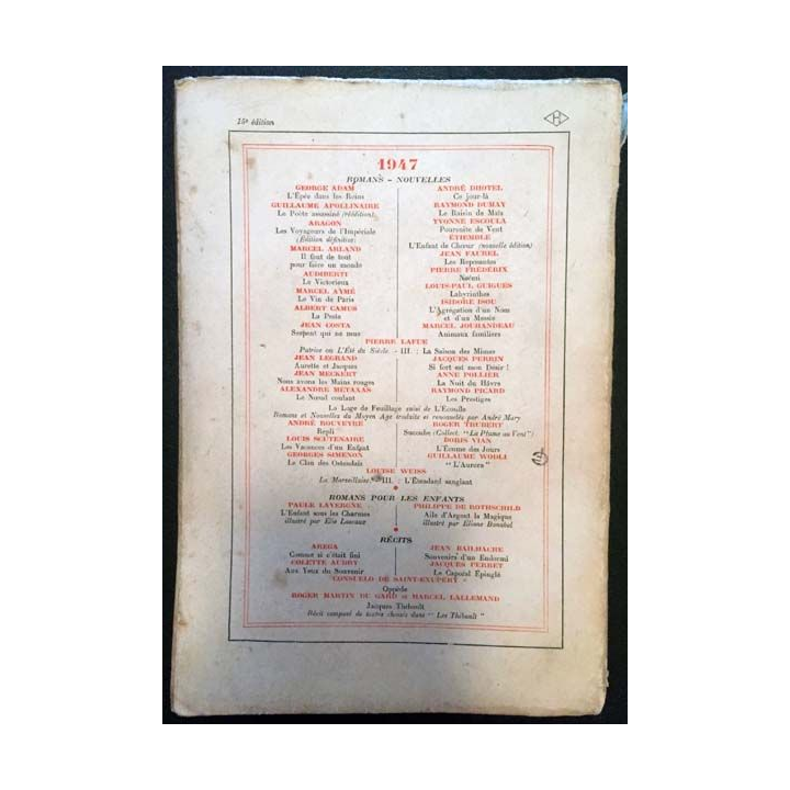1. Citadelle de Antoine De Saint-Exupéry aux éditions Gallimard