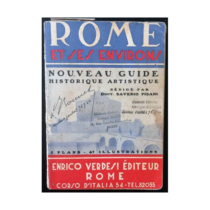 1. Rome et ses environs nouveau guide aux éditions Enrico Verdesi