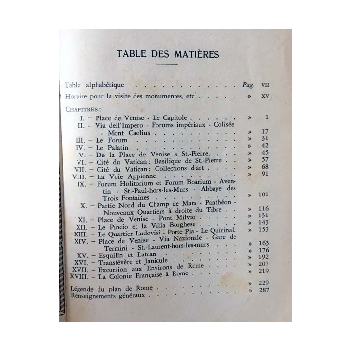 1. Rome et ses environs nouveau guide aux éditions Enrico Verdesi