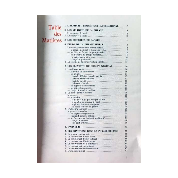 1. Grammaire du français 6ème par une équipe de professeurs aux éditions Hatier