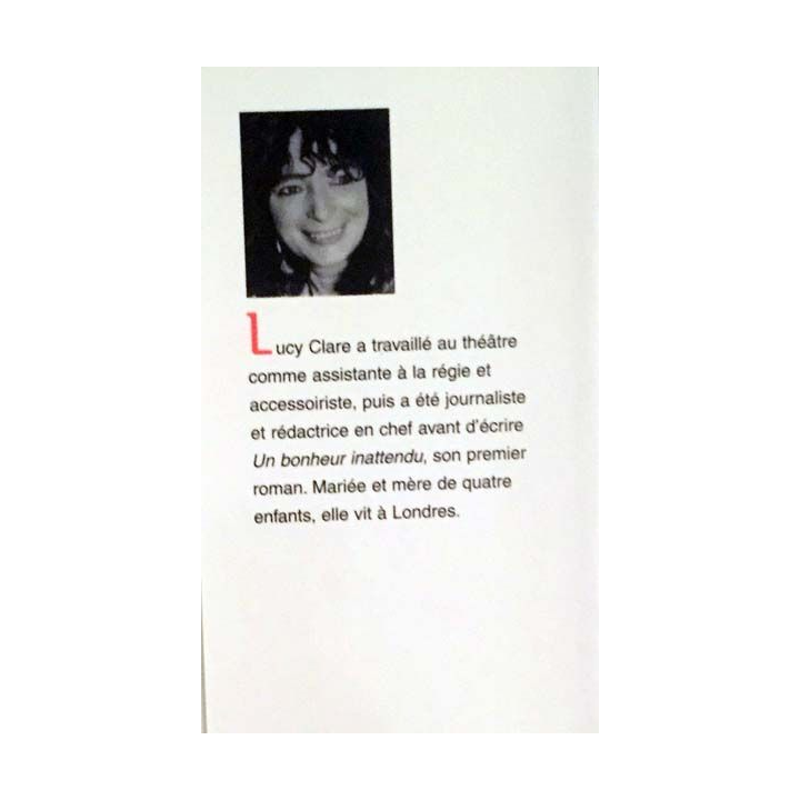 1. Un bonheur inattendu de Lucy Clare aux éditions France loisirs