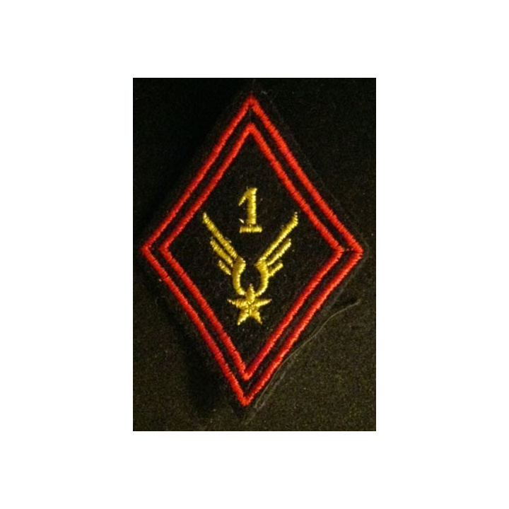 LOSANGE DE BRAS MODÈLE 45 : 1° GHL INFANTERIE CADRE