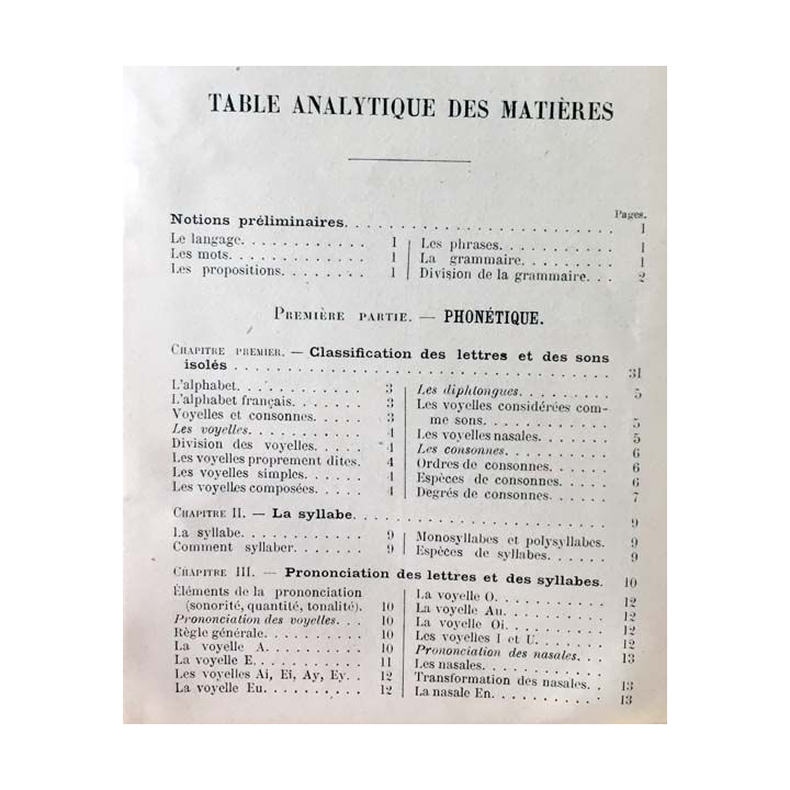 1. Grammaire française - cours moyen de J. Calvet & C. Chompret aux éditions Librairie Poussielgue 1914