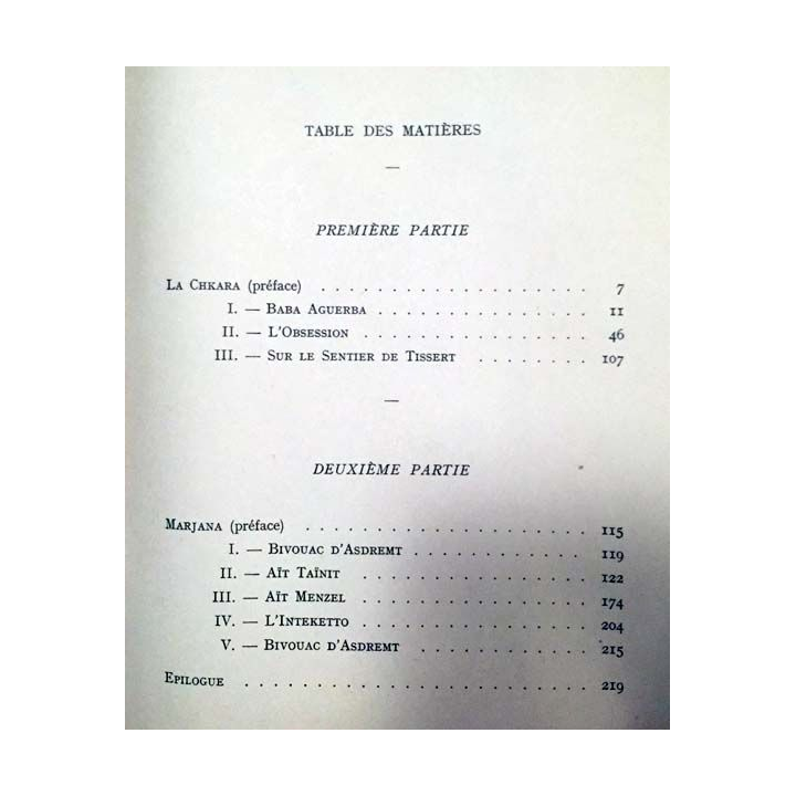 1. Silhouettes du pays Chleuh de René Euloge aux éditions de la Tighermt