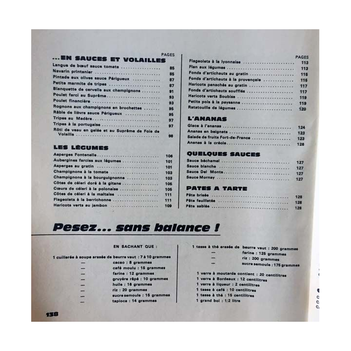 1. Cent recettes faciles présentées par le chef d'Amieux