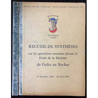 1. Recueil de synthèses sur les opérations ennemies devant le Front de la Division de Gafsa au Neckar