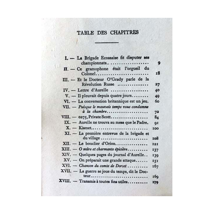 1. Les silences du Colonel Bramble de André Maurois aux éditions Grasset 1921
