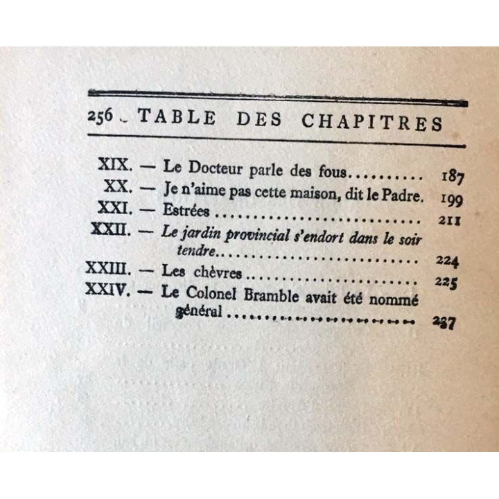 1. Les silences du Colonel Bramble de André Maurois aux éditions Grasset 1921