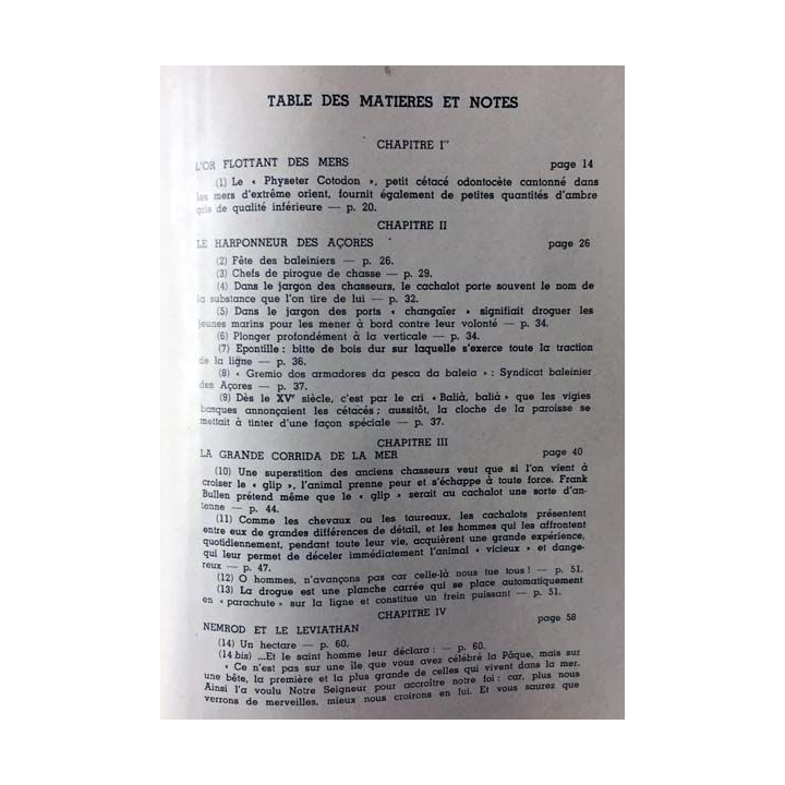 1. A la recherche du cachalot de Mario Ruspoli aux éditions de Paris