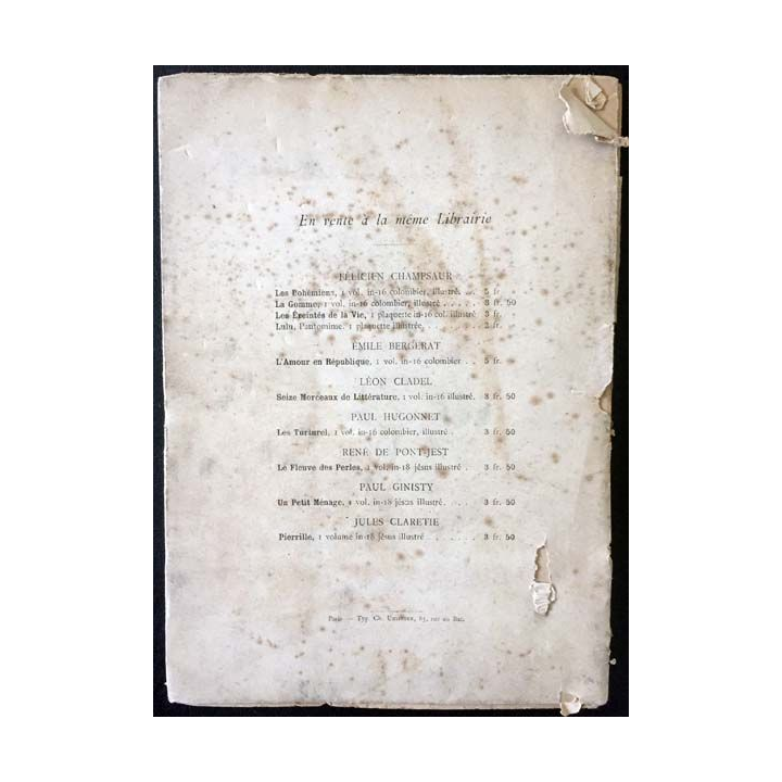 1. Aventure incroyable & Véridique de modeste Parambaz de Beaucaire de Édouard Noël aux éditions E. Dentu