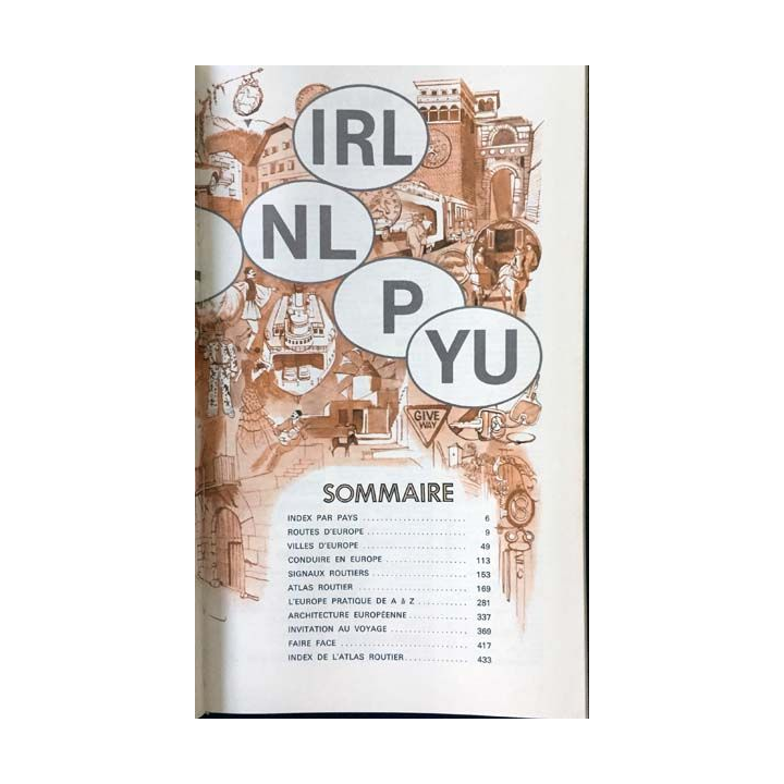 1. Guide de la route Europe aux éditions Sélection du Reader's Digest