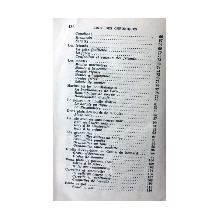 1. Radio-cuisine Chroniques gastronomiques diffusées par T.S.F de Édouard de Pomiane aux éditions Albin Michel