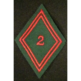 LOSANGE DE BRAS MODÈLE 45 : 2° RCS régiment de commandement services