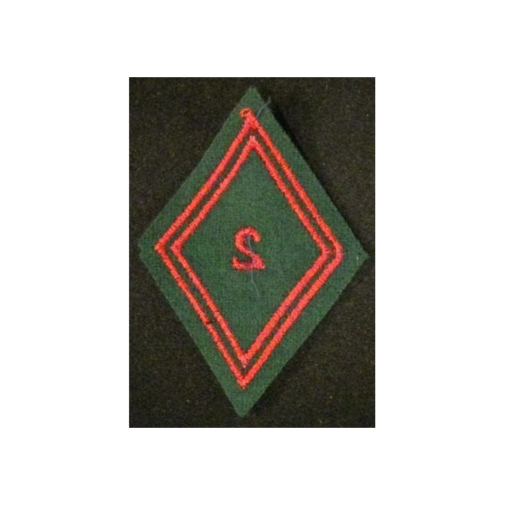 LOSANGE DE BRAS MODÈLE 45 : 2° RCS régiment de commandement services