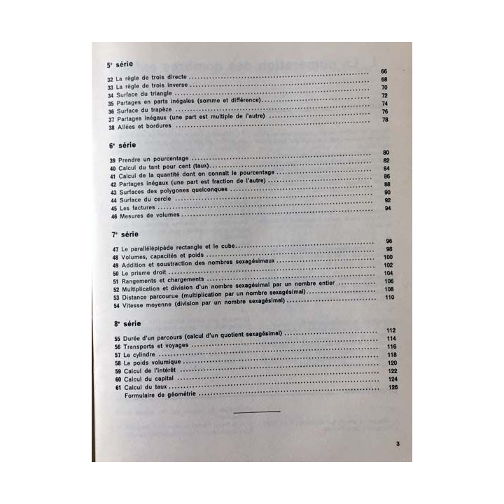 1. Exercices et problèmes pour le cours moyen de A. Adam et H. Gouzou aux éditions librairie Armand Colin 1964