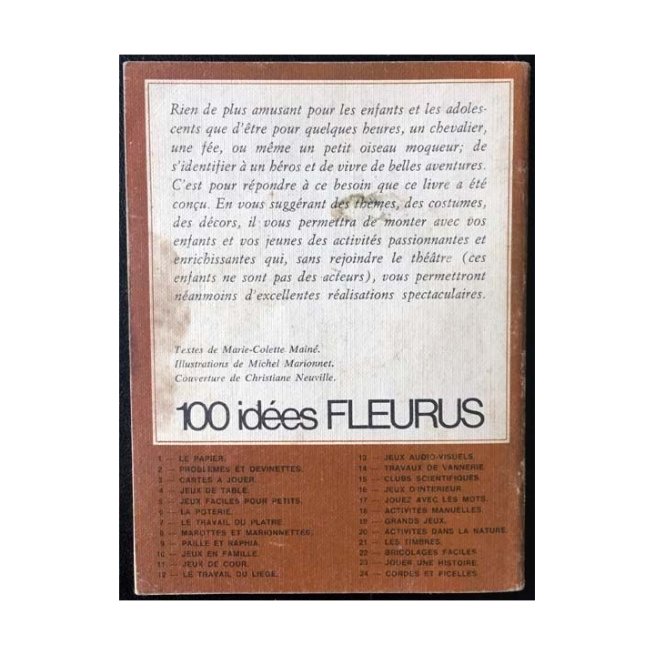 1. Jouer une histoire de Marie-Colette Mainé 100 idées éditions Fleurus (C101)