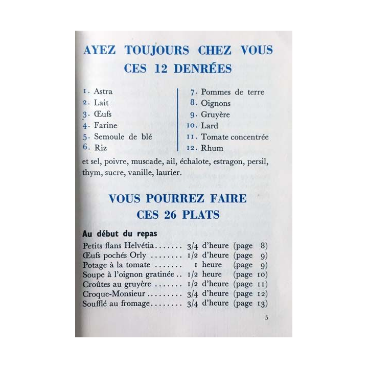 1. A la fortune du pot 26 recettes pour improviser un bon diner