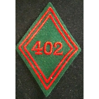 LOSANGE DE BRAS MODÈLE 45 : 402° BCS TRAIN TROUPE