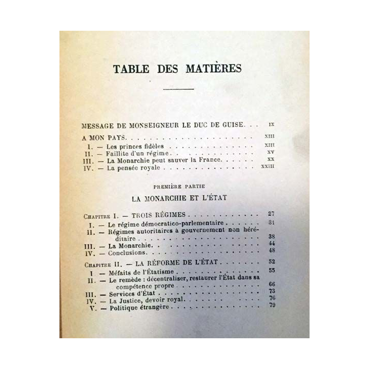 1. Essai sur le Gouvernement de demain de Henri aux éditions Flammarion 1936